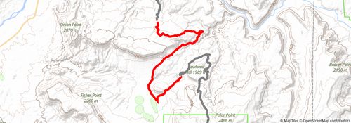 American Discovery Trail South Route stage 285 Map