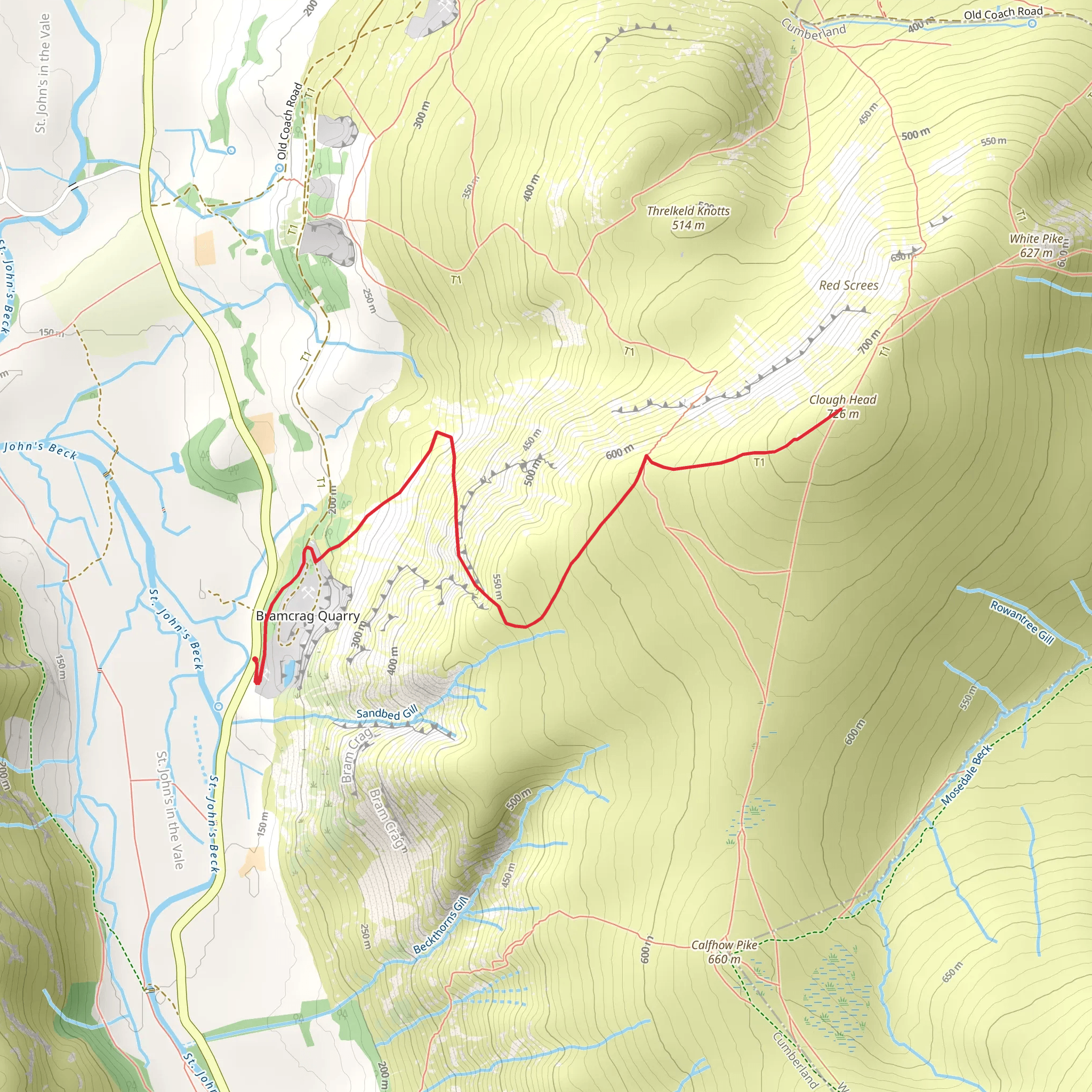 Clough Head mobile static map