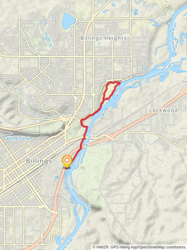 Yellowstone River and Two Moon Park