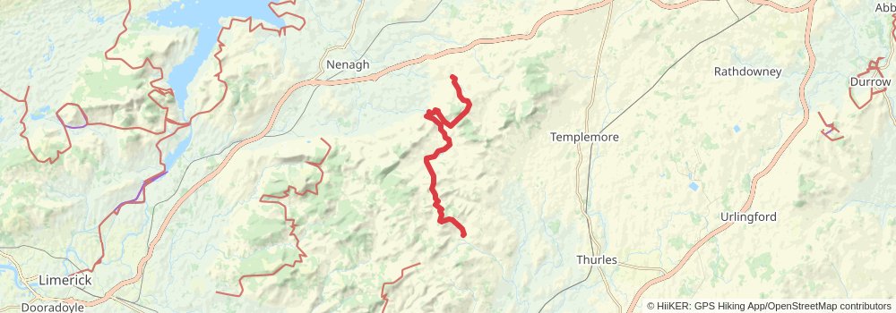 Beara Breifne Way stage 17 Map