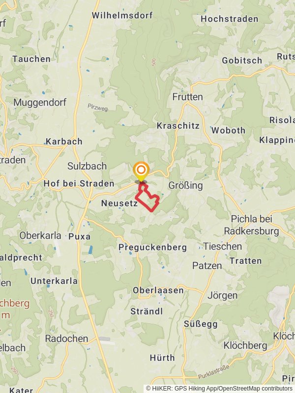 Krispelweg Loop mobile static map