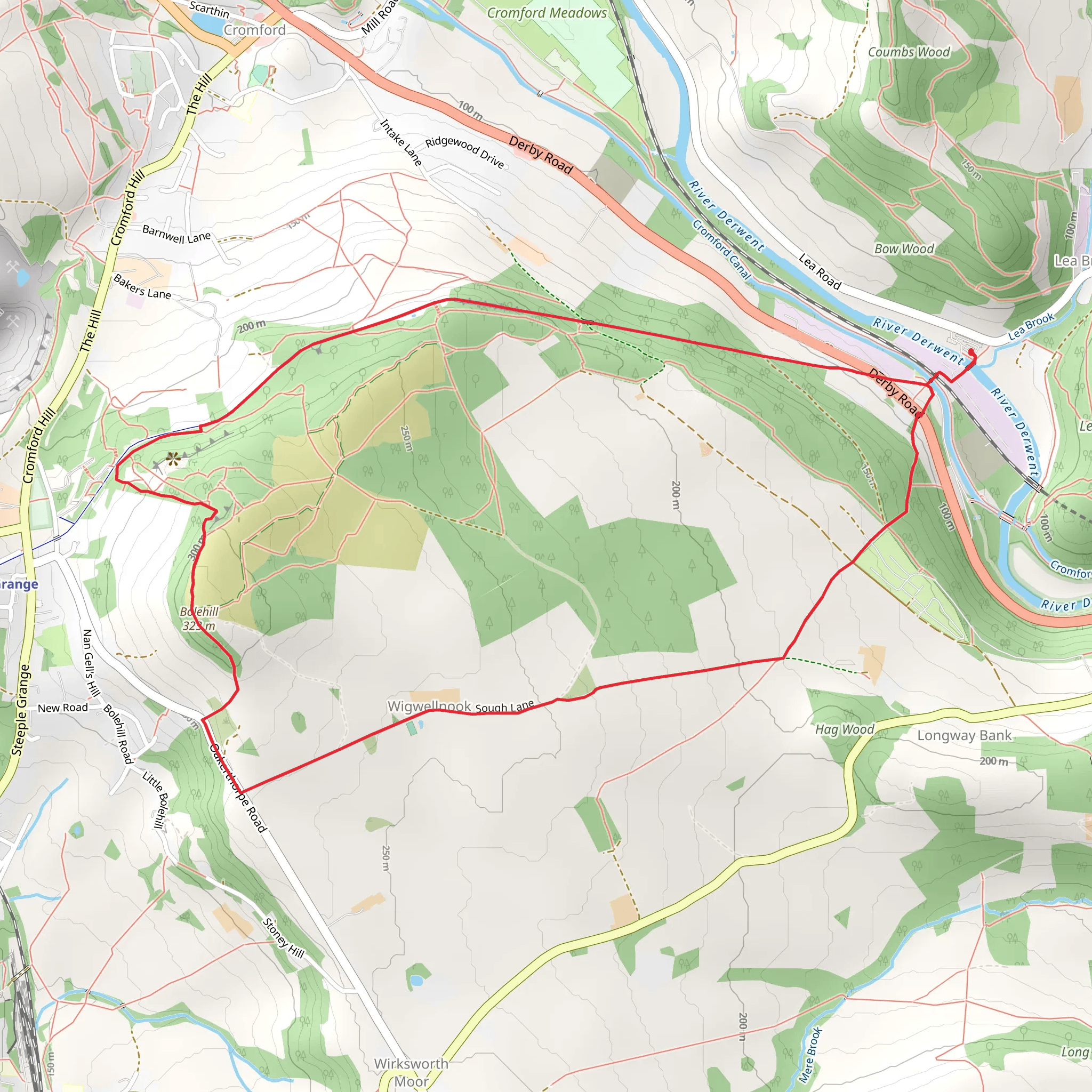 Black Rocks Loop mobile static map