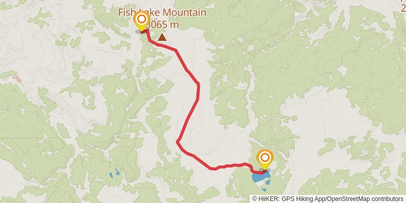 Continental Divide Trail - Wyoming stage 29 Map