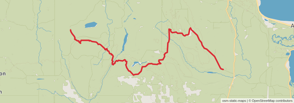 American Perimeter Trail - North Country Primary stage 97 Map