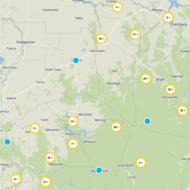 Rural City of Benalla Static Map