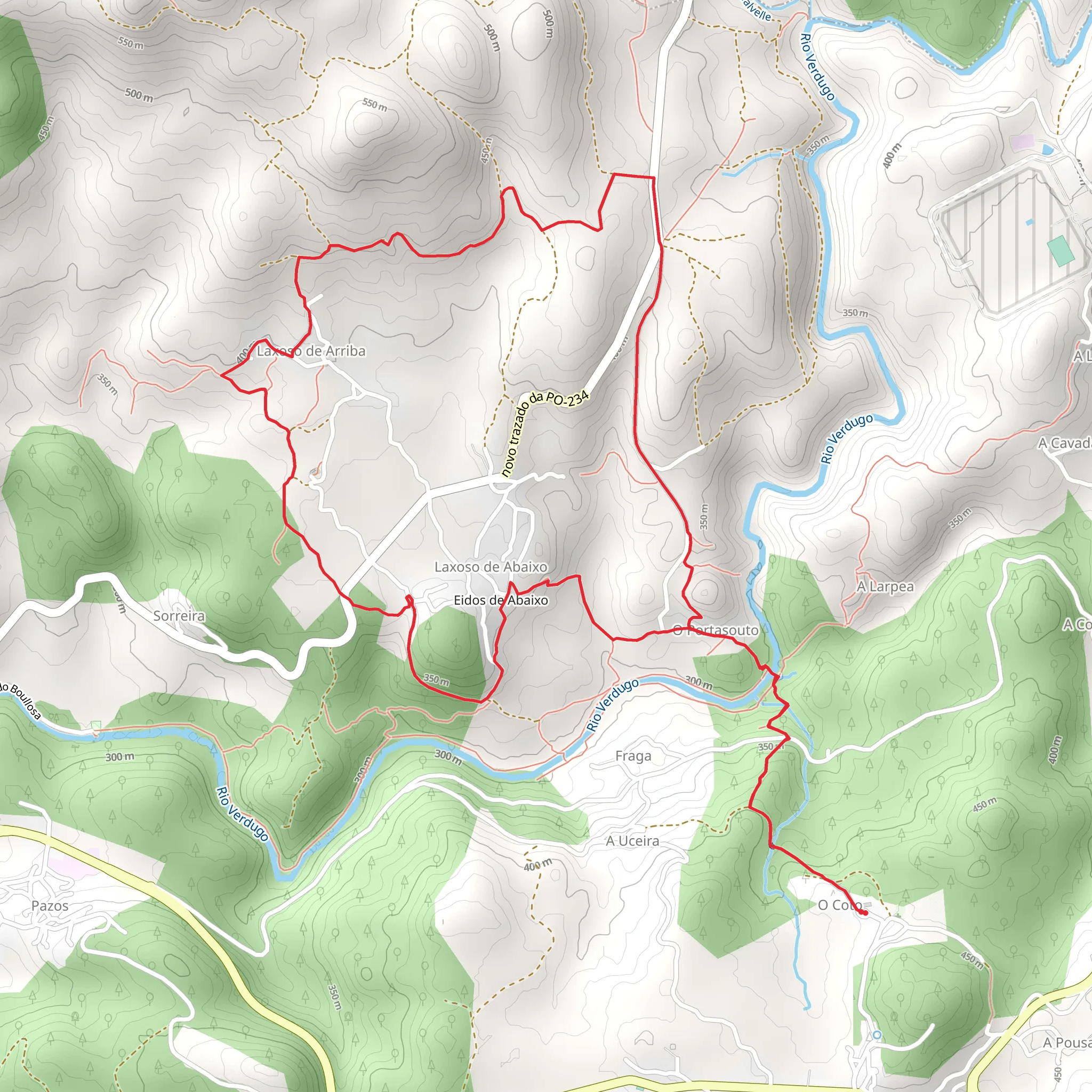 PR G 109 Ruta das Almiñas e do Foxo do Lobo mobile static map