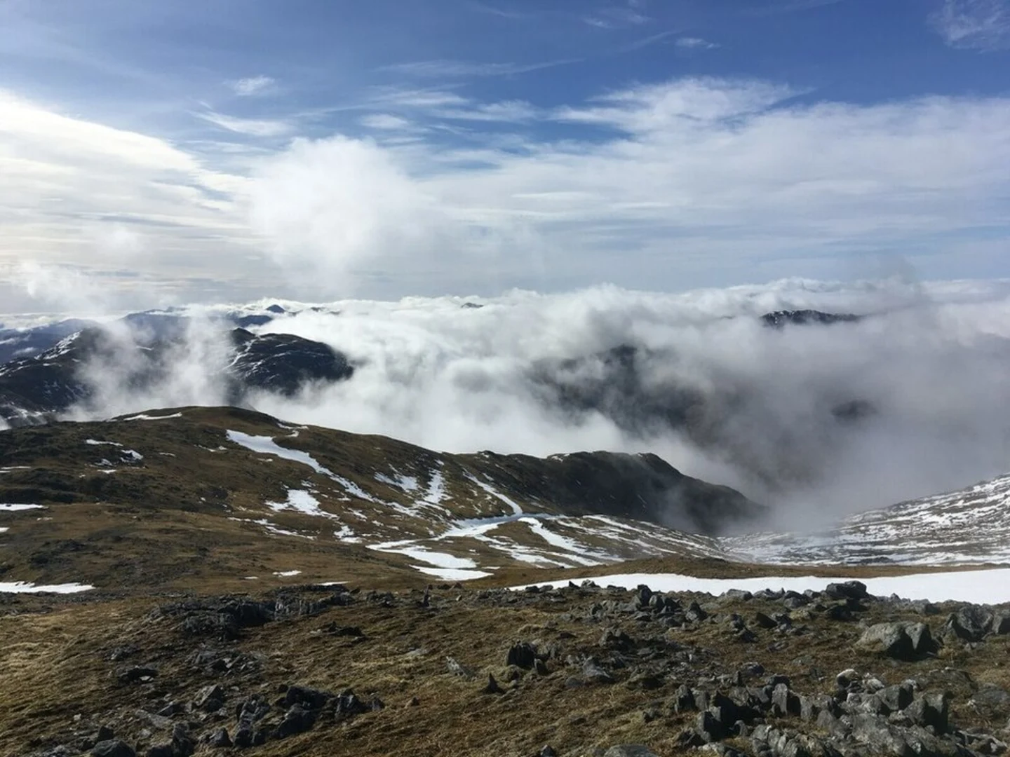 An image depicting the trail Sgurr Thuilm Walk from Glen Brittle and its surrounding area.