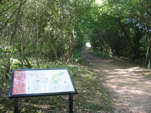 An image depicting the trail Old Sulehay Forest NR and its surrounding area.