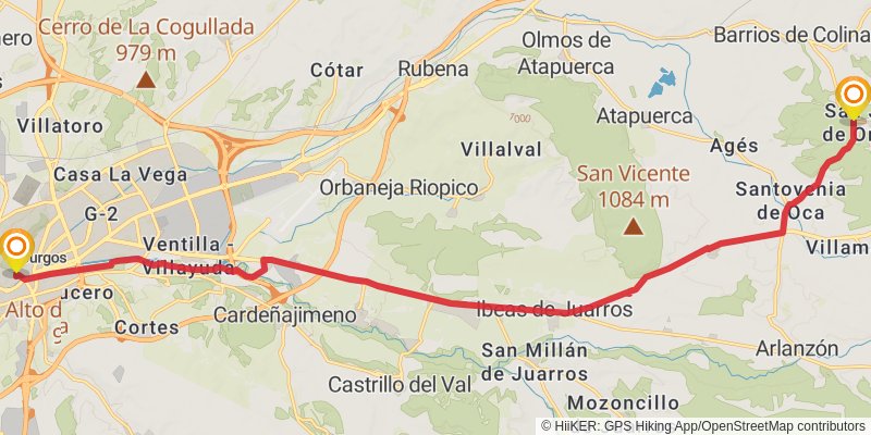 Camino Catalan alt 6 Map