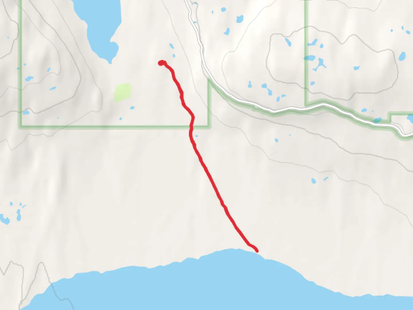 An image depicting the trail McKinley Bar Trail and its surrounding area.