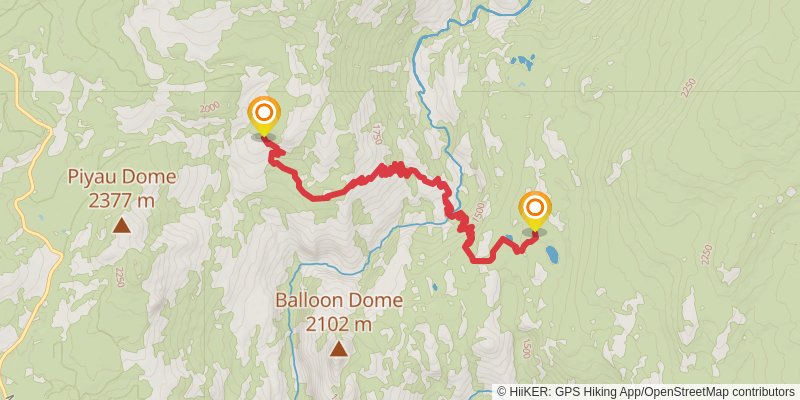 Cassidy Meadow via Theodore Solomons Trail stage 2 Map