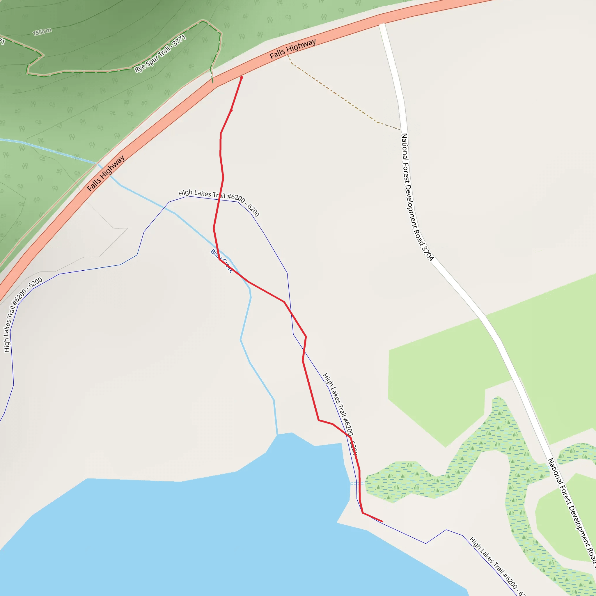 Billie Creek Nature Trail mobile static map