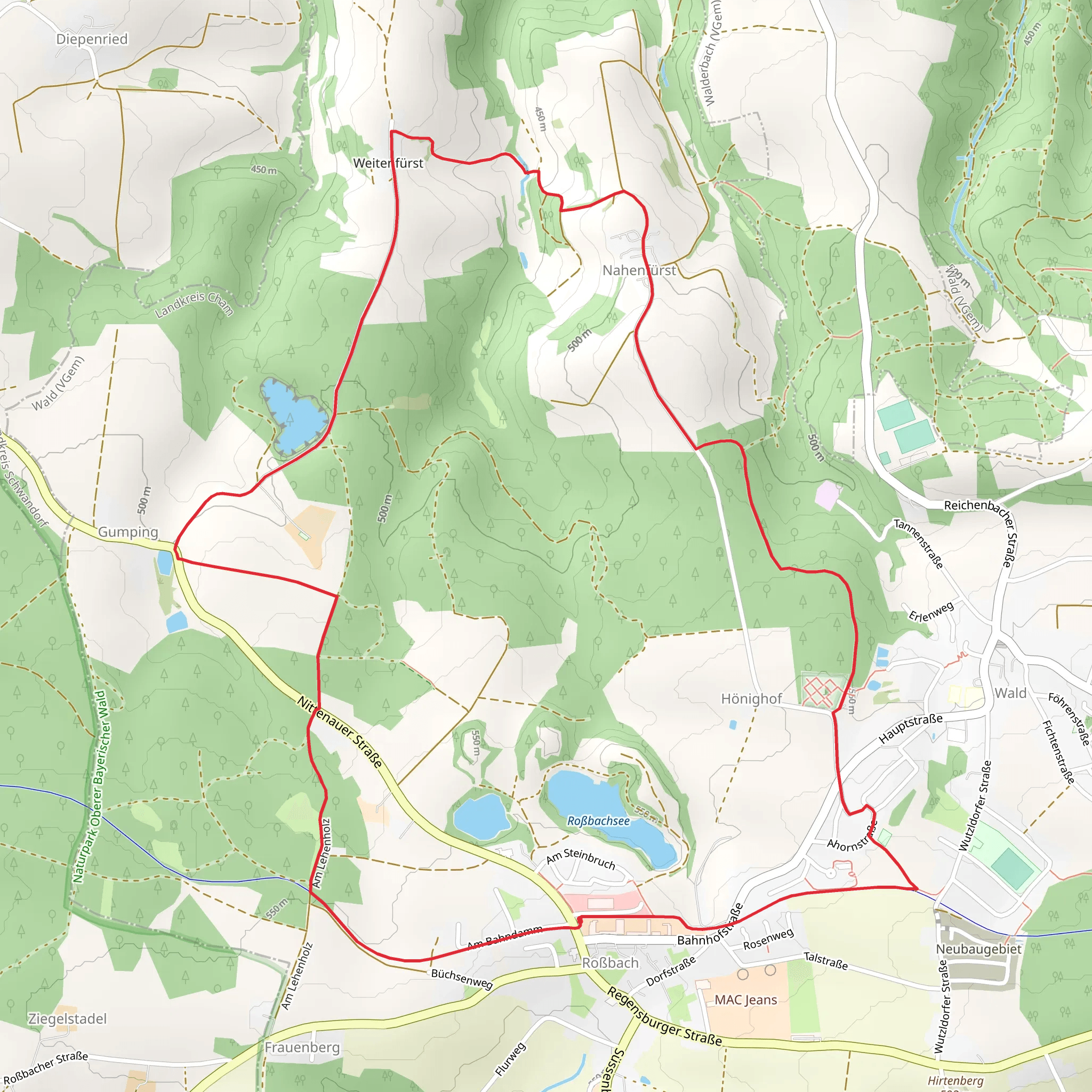Fuerster Rundweg mobile static map