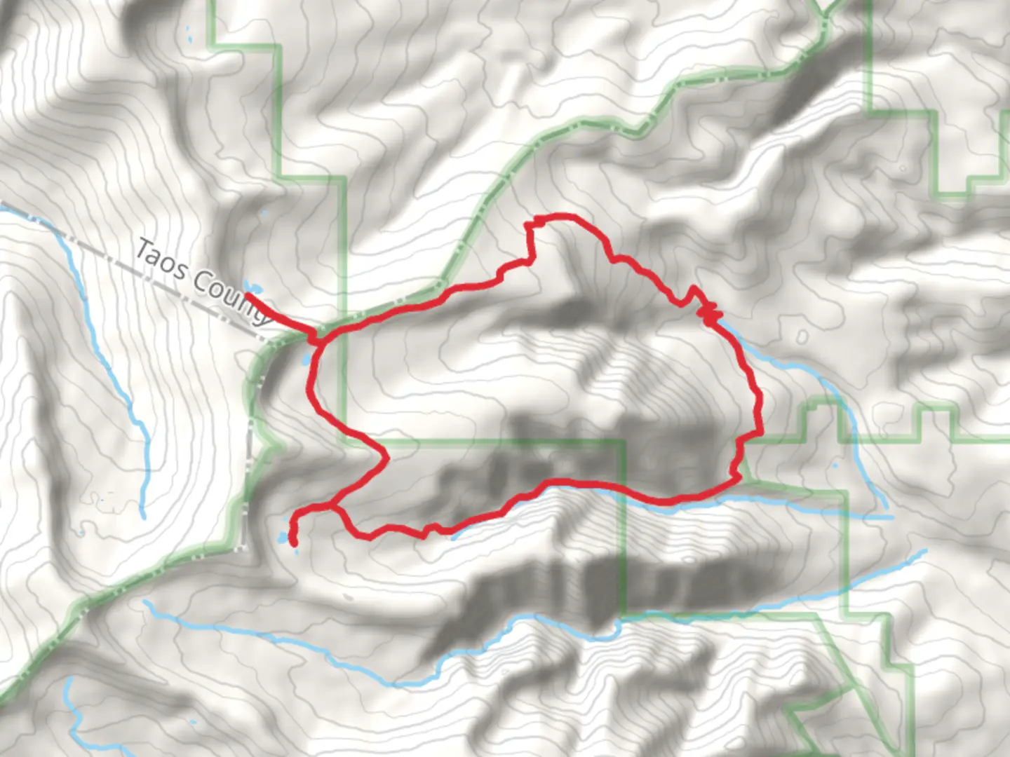 An image depicting the trail Middle Fork Lake and Horseshoe Lake Loop via North Fork Trail and its surrounding area.