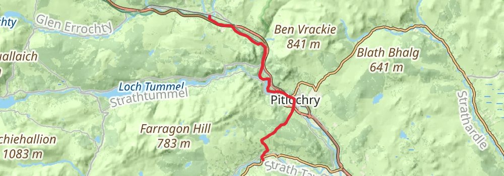 Scottish National Trail stage 20 Map