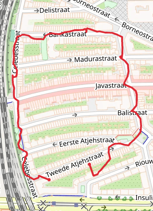 Amsterdam Wandelen mobile static map