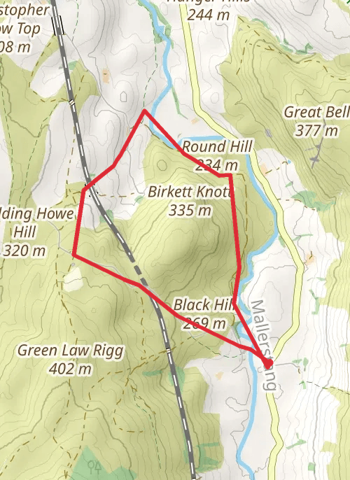 Hike on Pendragon mobile static map