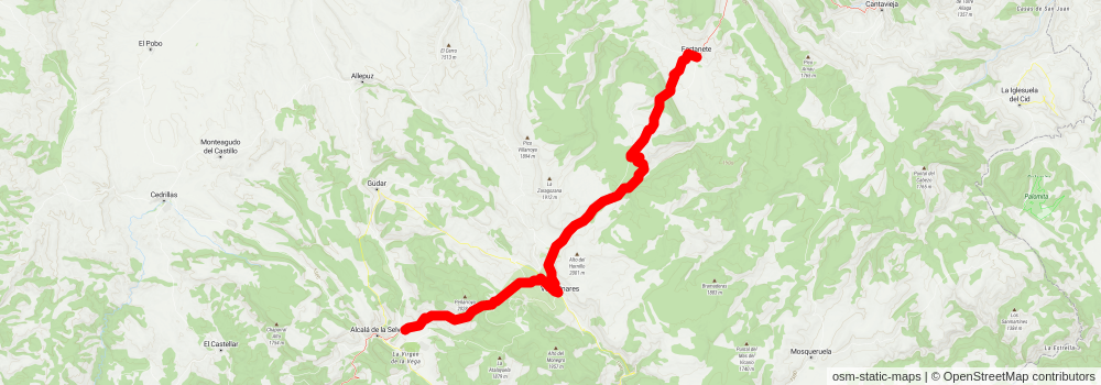 GR 8 Aragón stage 11 Map