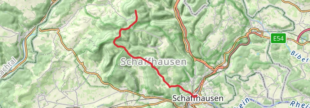 Neckar-Baar-Jakobusweg stage 8 Map