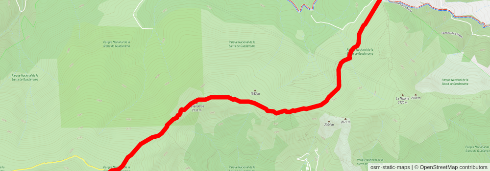 Cuerda Larga Trail stage 2 Map