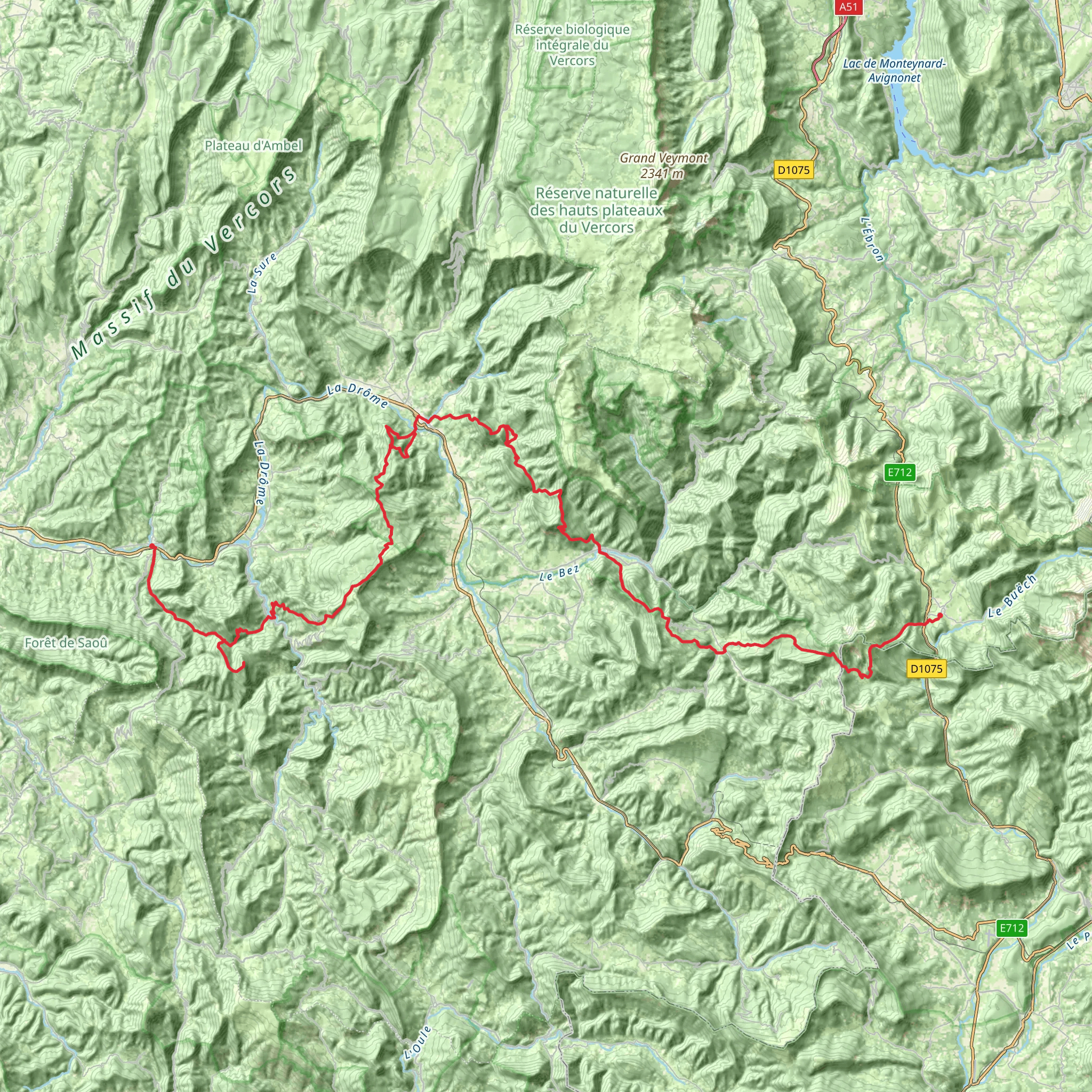 GR 95 mobile static map