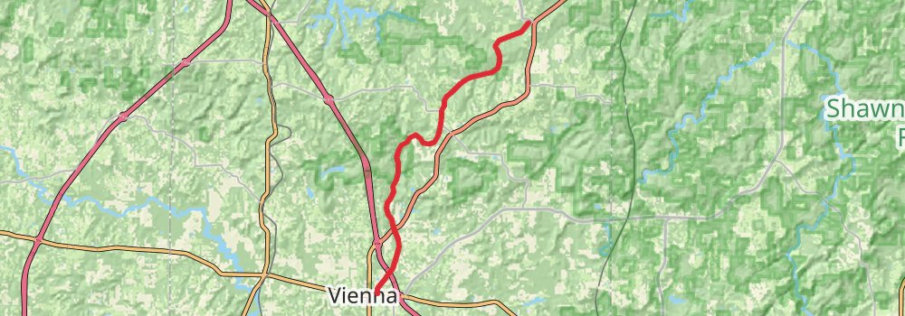 Tunnel Hill State Trail stage 2 Map