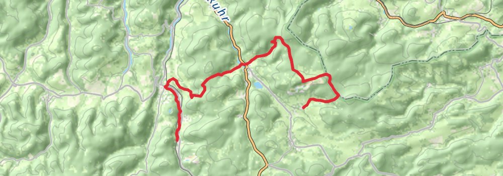 Winterberger Hochtour stage 2 Map