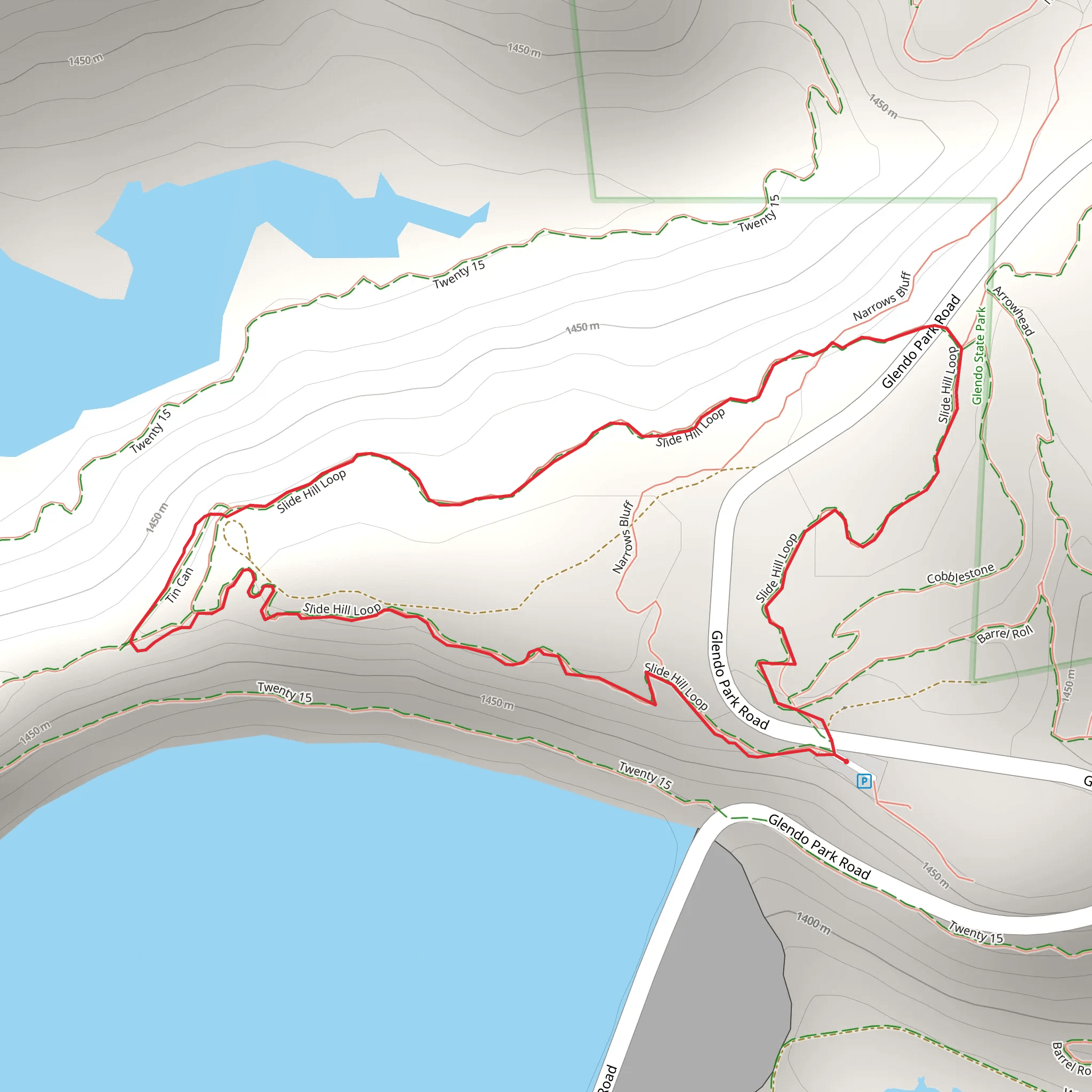 Slide Hill Loop mobile static map