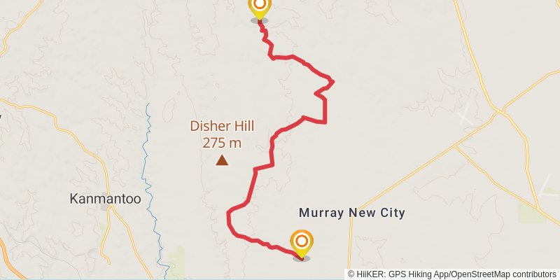 Lavender Federation Trail stage 2 Map