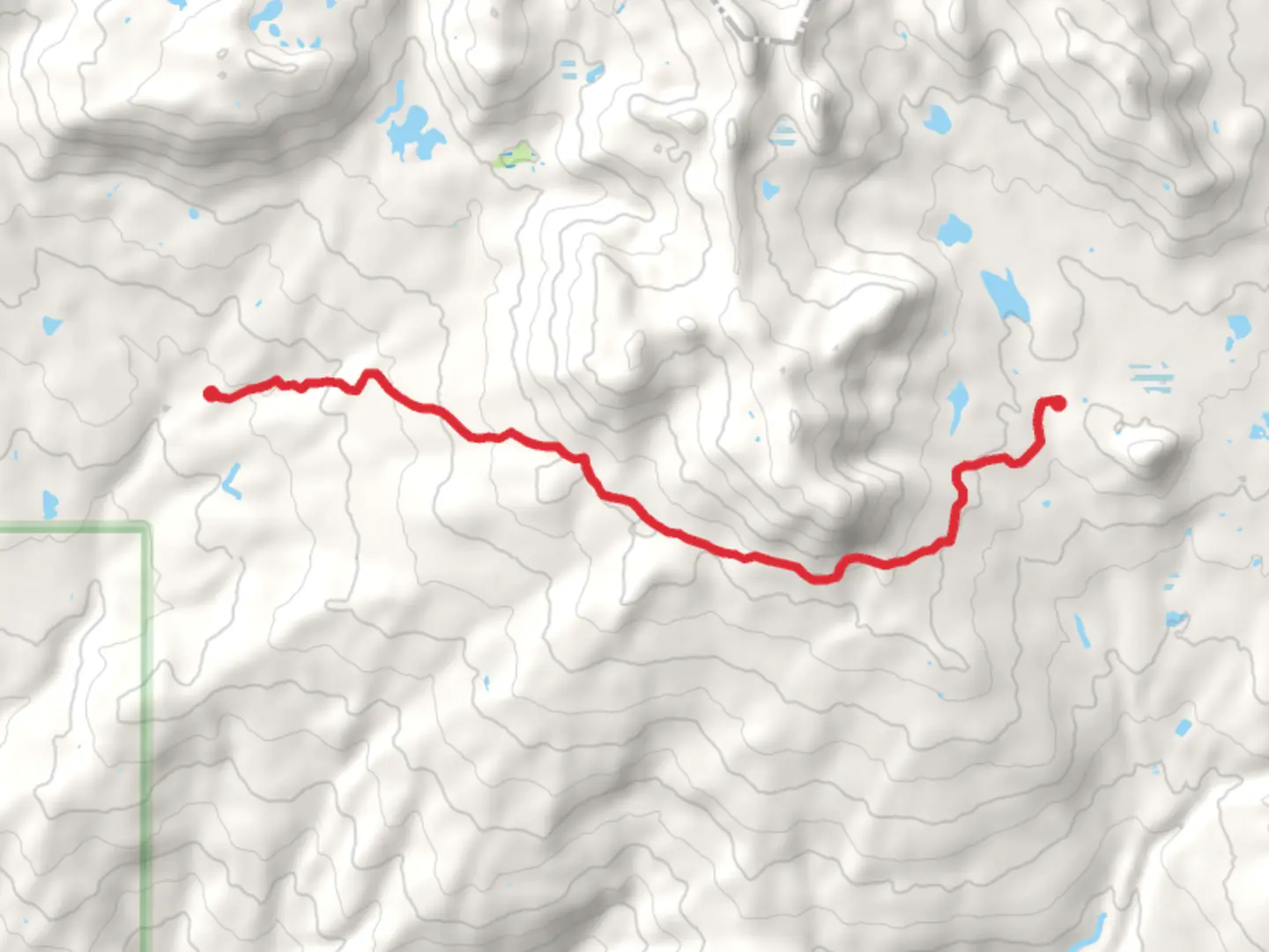 An image depicting the trail East Green Mountain Trail and its surrounding area.