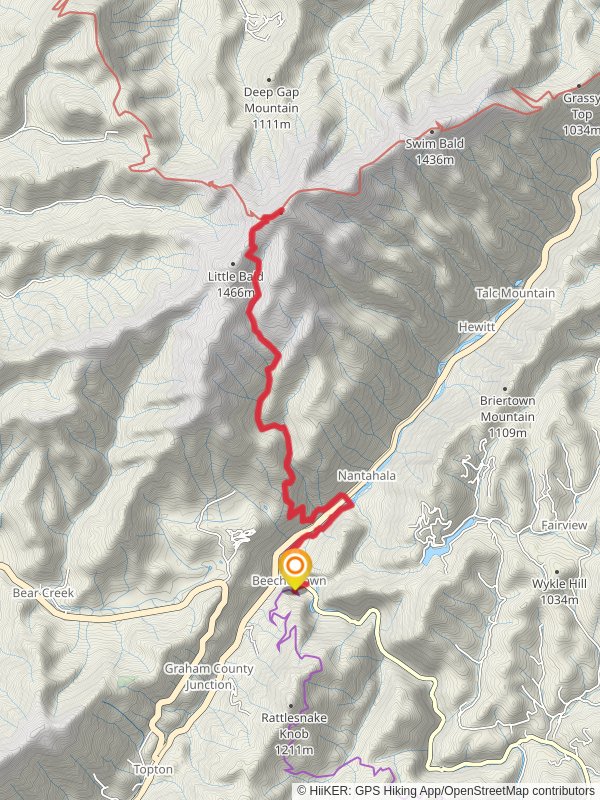 Cheoah Bald via Bartram Trail