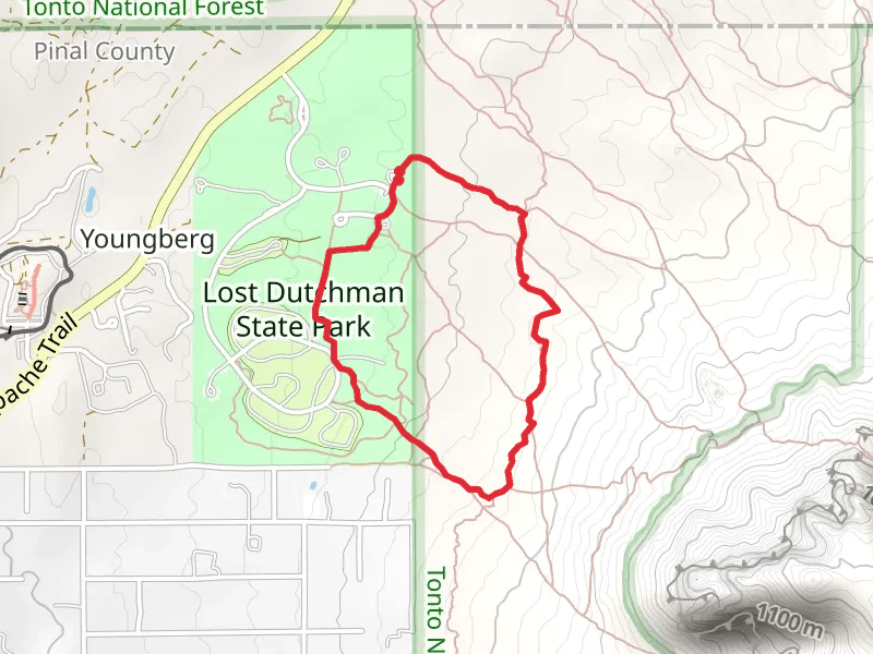 Treasure Loop and Siphon Draw Trail