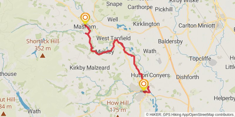 Abbeys Amble stage 8 Map