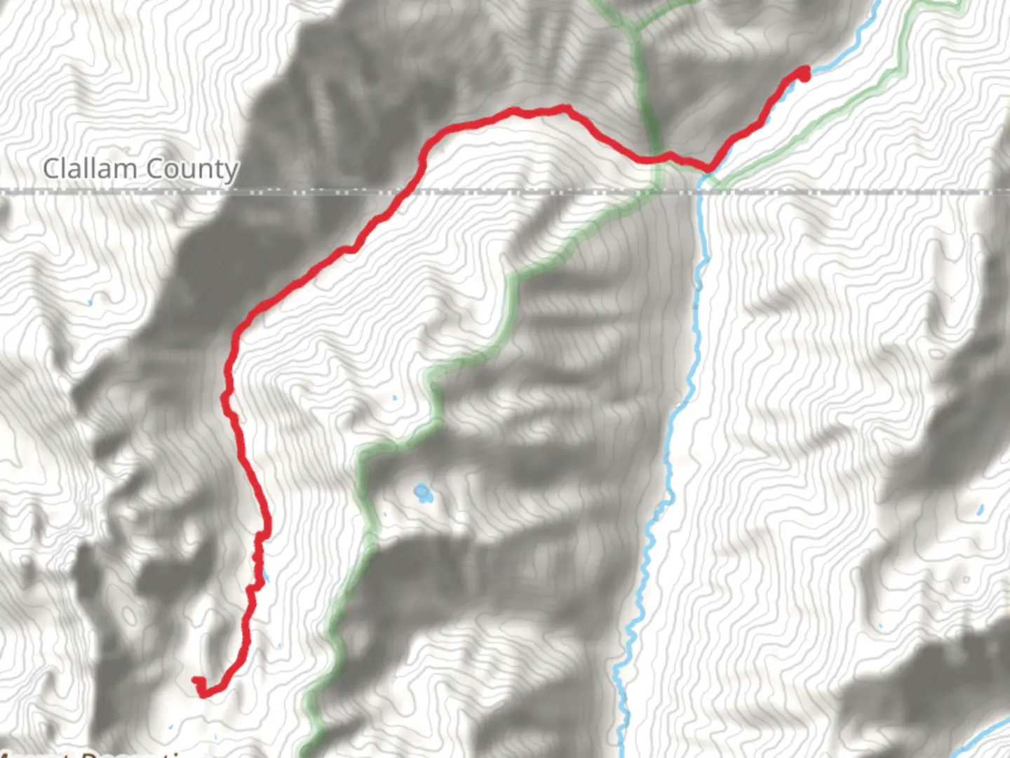 An image depicting the trail Upper Basin Tarn and Royal Lake via Dungeness Trail and its surrounding area.