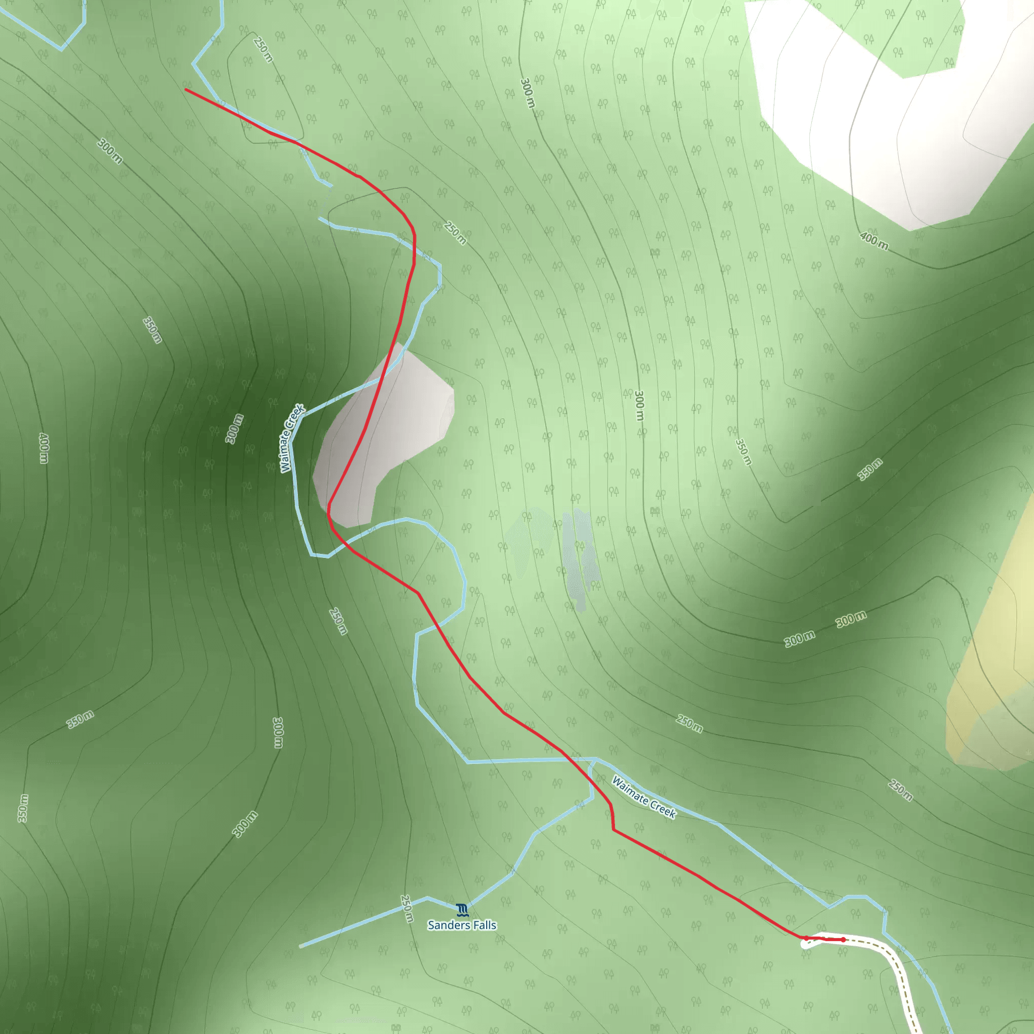 Intake Track mobile static map