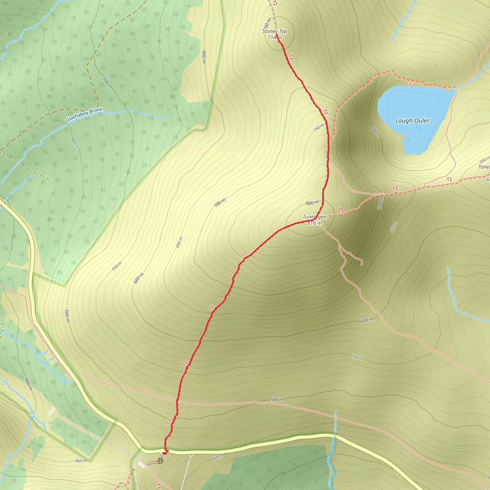 Stoney Top mobile static map