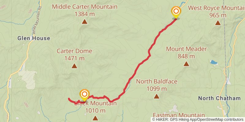 Wild River Trail stage 2 Map