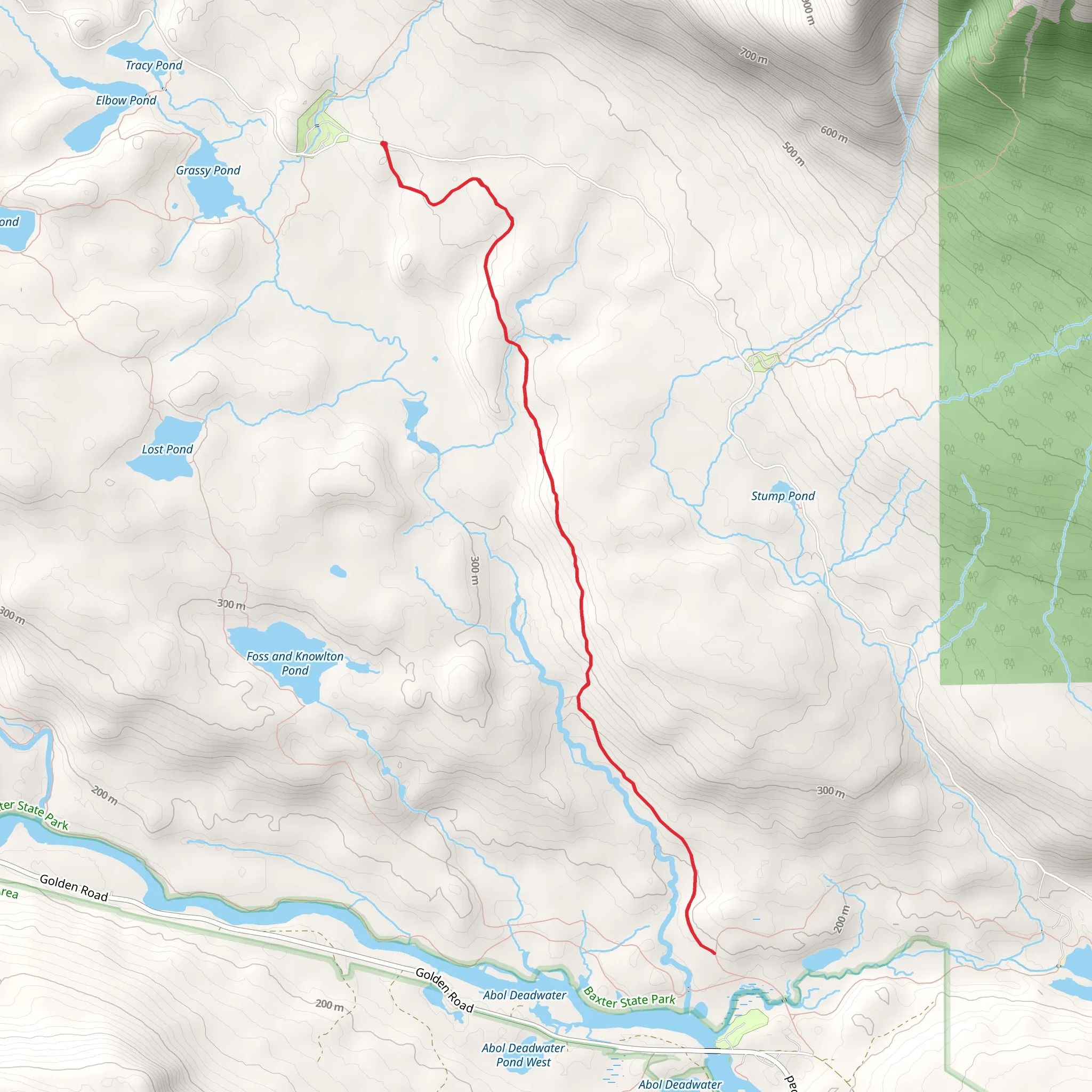 Katahdin Stream mobile static map