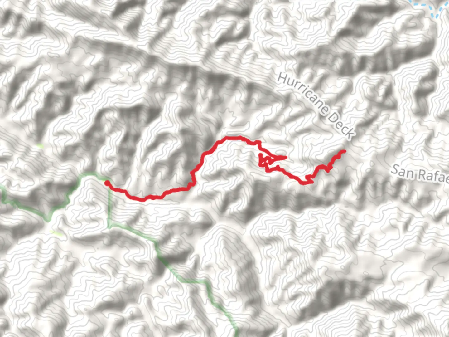 An image depicting the trail Manzana and Lost Valley Trail and its surrounding area.
