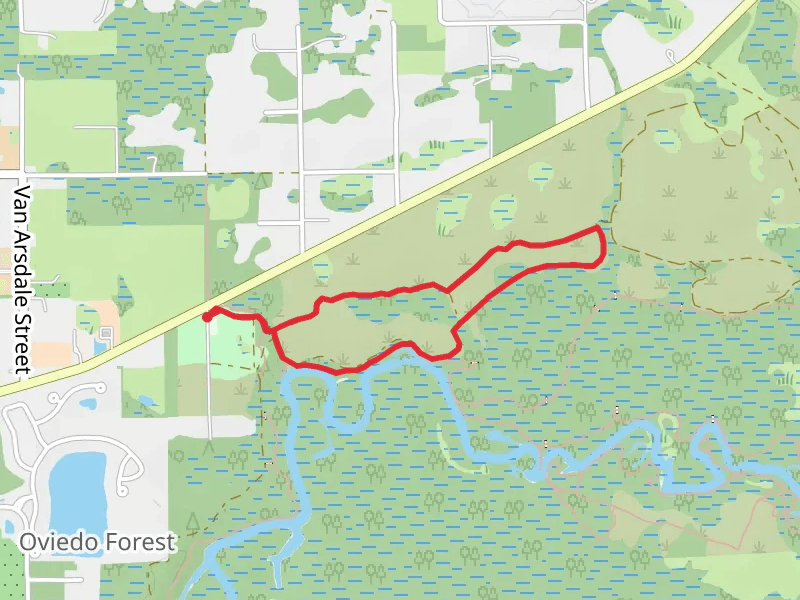Barr Street and Florida Loop Trail