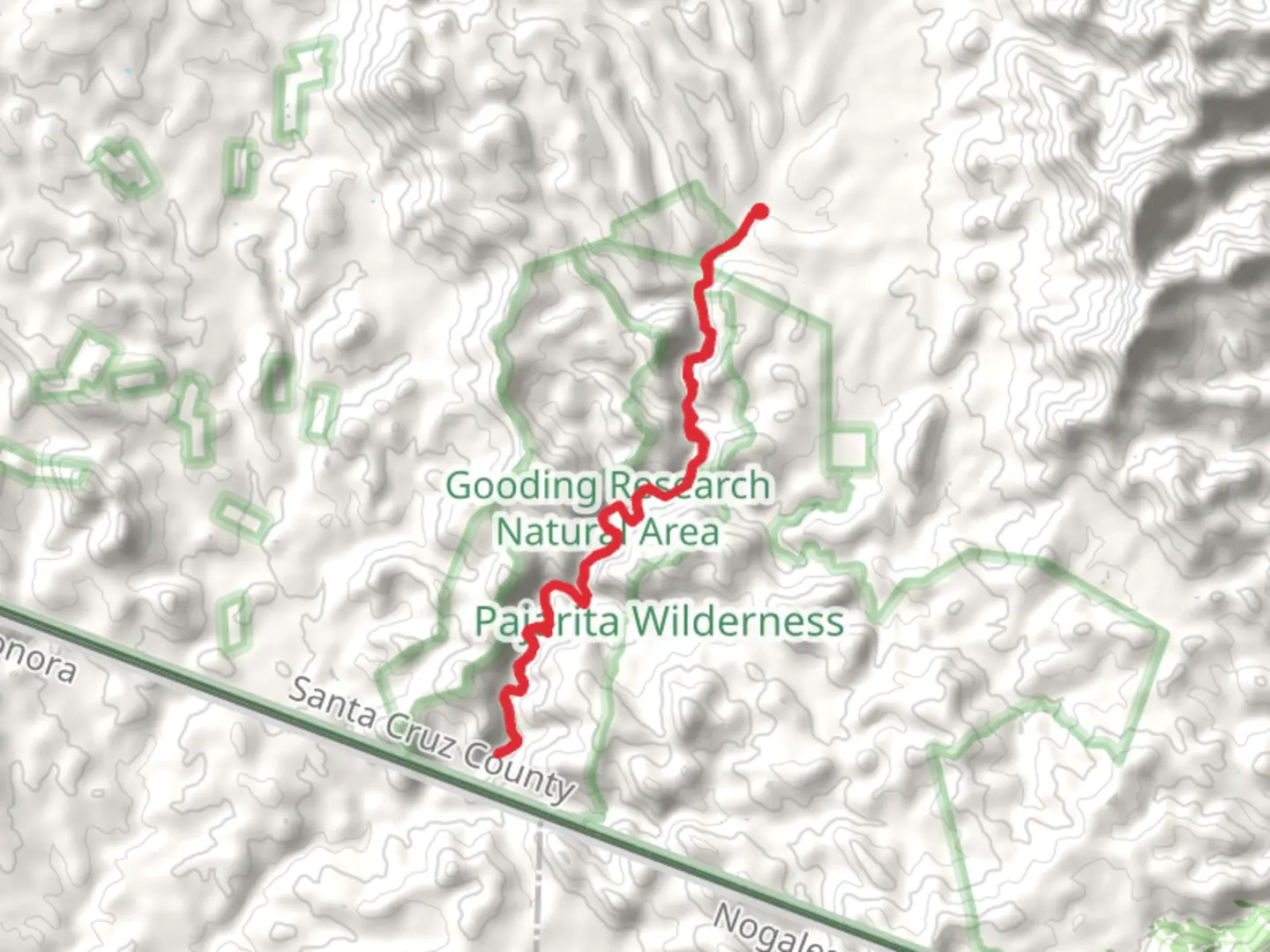 An image depicting the trail Arroyo Los Alisos - Sycamore Creek Trail and its surrounding area.
