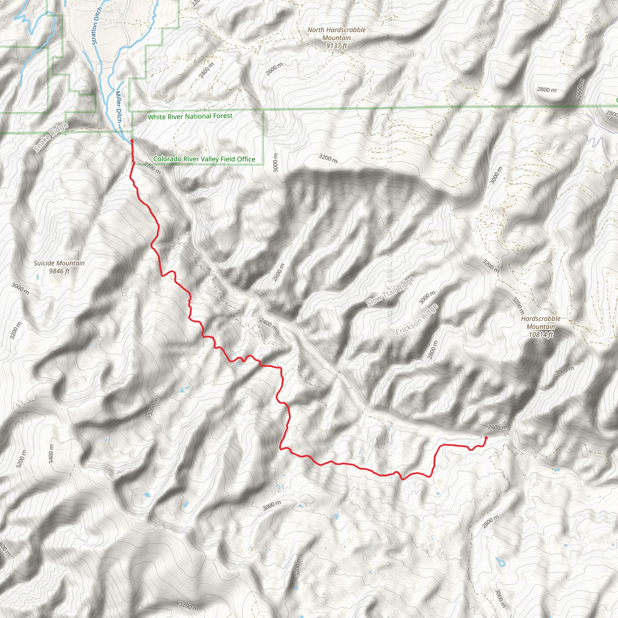 Sundell Trail mobile static map