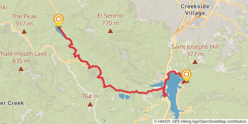 Bay Area Ridge Trail stage 42 Map