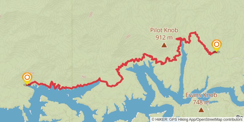 Benton Mackaye Trail stage 24 Map