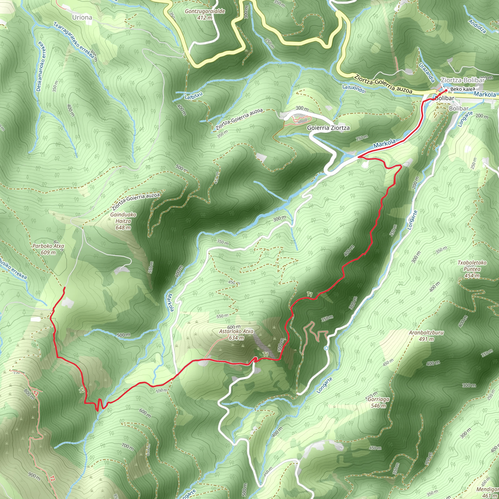 Bolibar- Kortaguren Hunting PR BI 28 mobile static map
