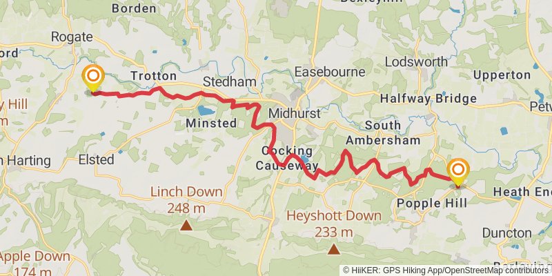 Serpent Trail stage 5 Map