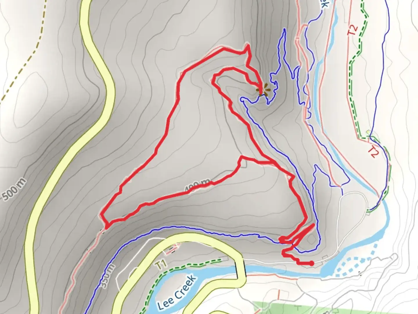 An image depicting the trail Yellow Rock Loop Trail and its surrounding area.