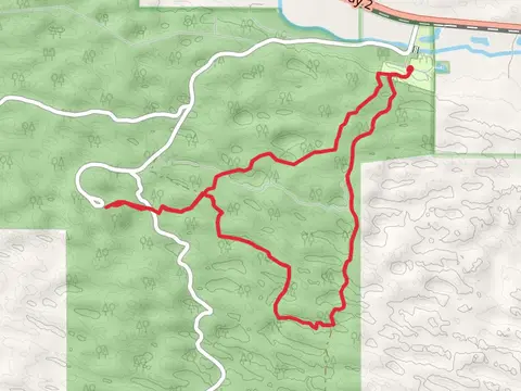 PowerLine and Scott Lookout National Recreation Loop Trail