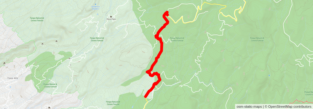 Camino de Teresme PR TF 71 stage 2 Map