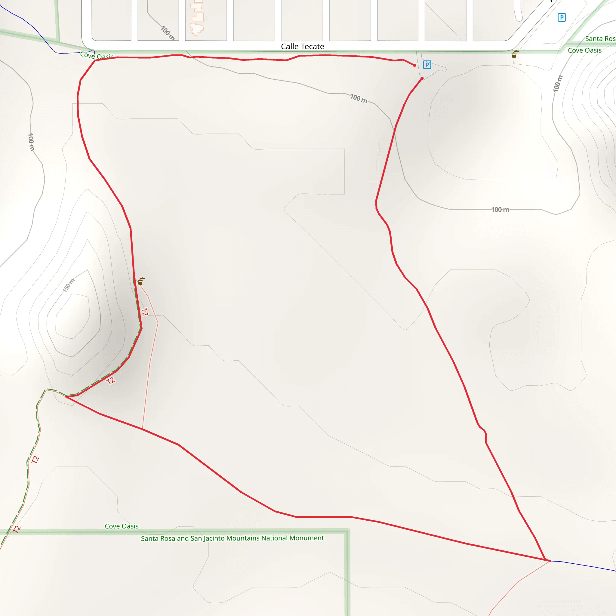 Calle Tecate Loop mobile static map